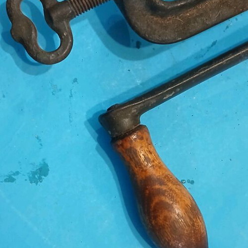 Vintage Husqvarna meat grinder used, manual