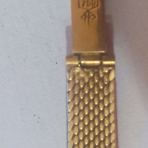 Avia Swiss Gold Watch 18k Mechanical Used Women's