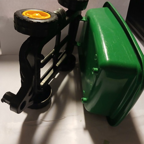 Tractor with trailer used toy with missing parts