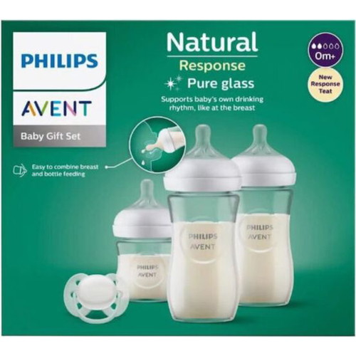 Phillips Avent Glass Baby Bottle Set new in box