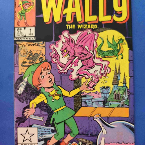 Wally the Wizard comic book used, English