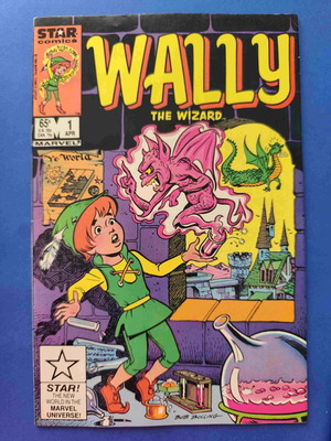 Wally the Wizard comic book used, English