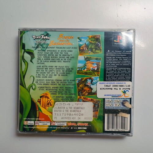 Tiny Toons PS1 game used, fully functional