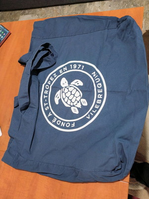 Τσάντα θαλάσσης Vilebrequin σαν καινούργιο, υφασμάτινη μπλε 50×45