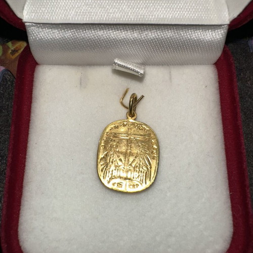 Konstantinato 14k gold pendant new, 2.56 grams