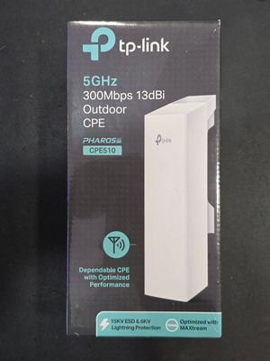 TP-Link CPE510 Pharos 5GHz εξωτερικό WiFi 300Mbps καινούριο, σφραγισμένο