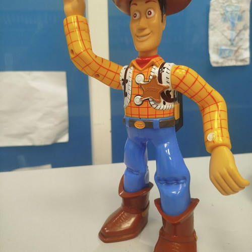 Walkie-talkie Toy Story collectible like new with Buzz Lightyear and Woody figures