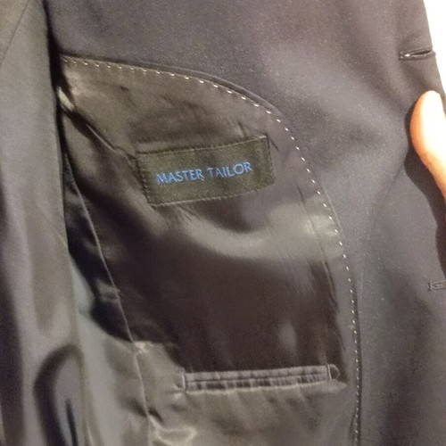 Master Tailor dark blue jacket size 52 like new