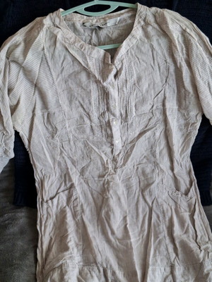 Zara thin spring shirt like new, beige, size M