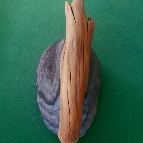 Pebble and wood artwork new, Naxian Summertime 2024 series