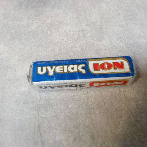 Ion Health Candy collectible rare packaging 1970s 1980s used