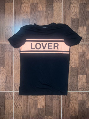 Bershka Lover Black T-shirt Small used