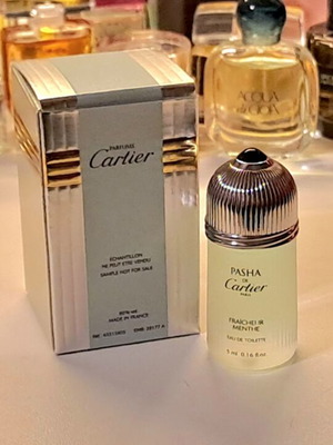 Cartier Pasha Fraicheur Menthe vintage μινιατούρα άρωμα