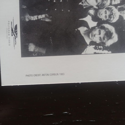U2 promotional press photos set of 2, Anton Corbijn 1983 and 1987