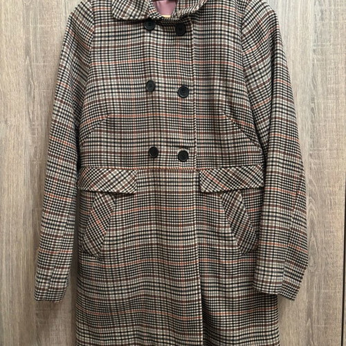 H&M checked coat like new, size 38