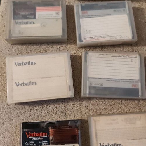 Mini data cartridges used, pack of 8, functional