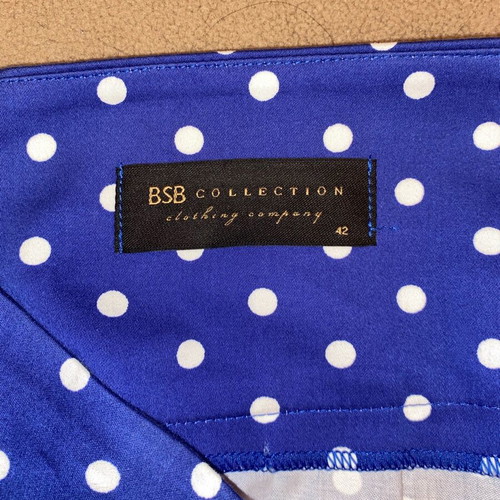 BSB Collection Skirt like new, white and blue