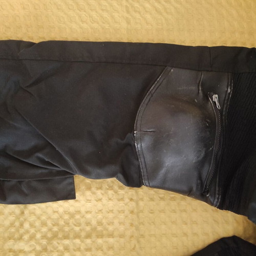 Desert motorcycle pants XXL used, polyester, black