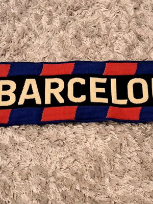 FC Barcelona scarf used, genuine authentic product
