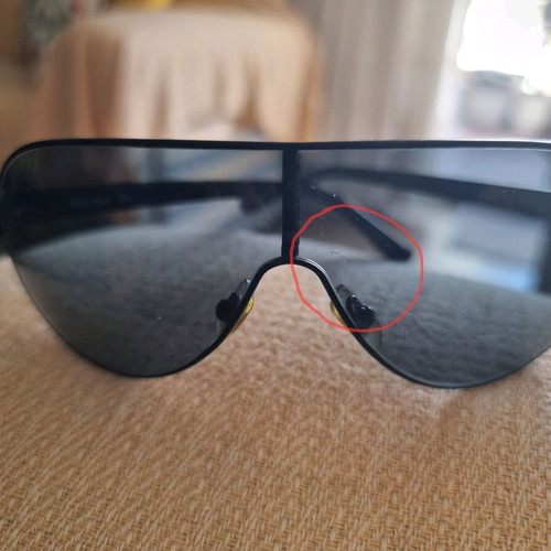 Miu Miu SMU62E vintage black sunglasses like new
