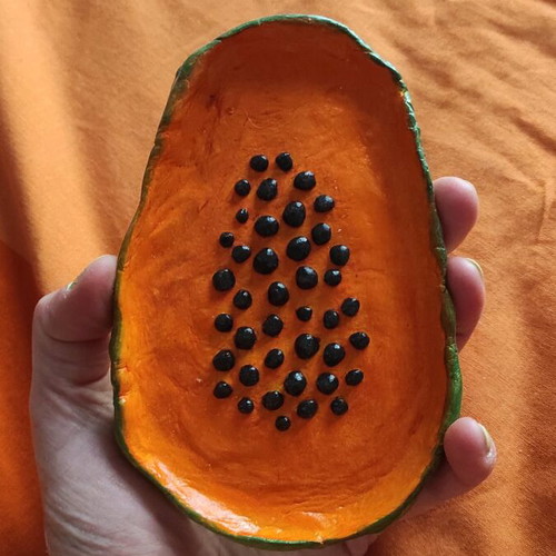 Papaya ceramic decorative new