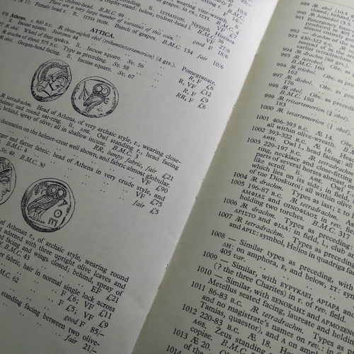 Greek Coins and Their Values used book from 1959