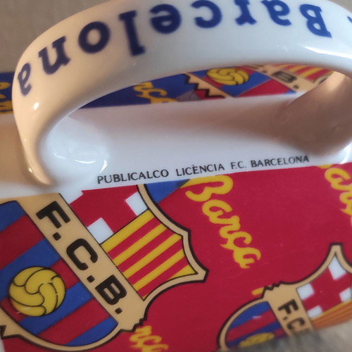 FC Barcelona coffee mug new, ceramic with team logo