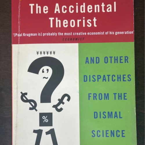 The Accidental Theorist by Paul Krugman paperback used, economics