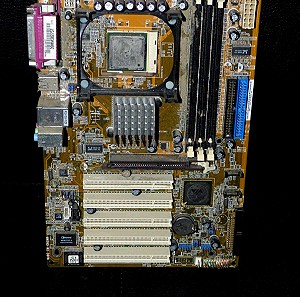 MOTHERBOARD ASUS P4V800-X + CPU