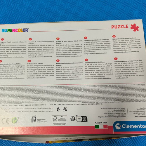Clementoni Supercolor Puzzle 180 Pieces Unexpected Hug like new
