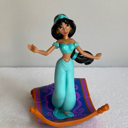 Disney Princess Jasmine PVC Figurine on Flying Carpet used