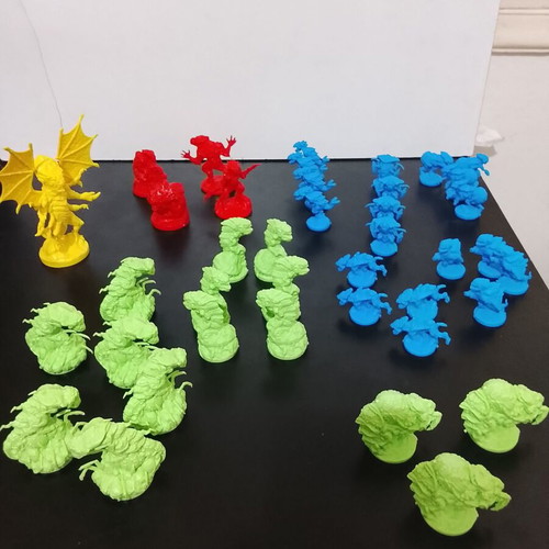 Project Elite Alien Pack expansion pack used with 39 miniatures and tokens