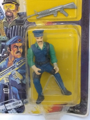 Gi Joe Leatherneck bootleg Sungold figure new on card