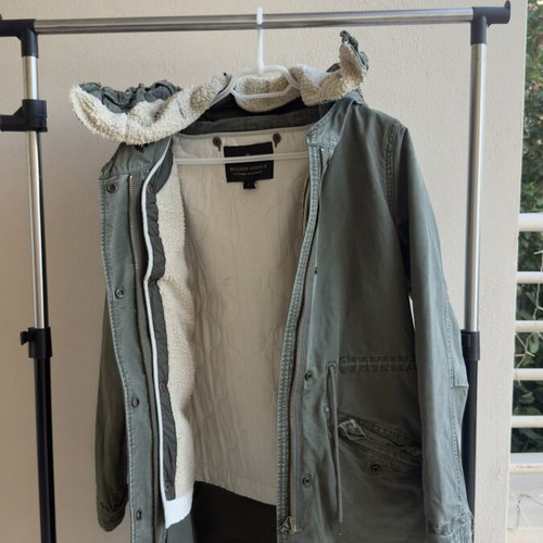 Scotch & Soda Women's Long Jacket like new, khaki, size M