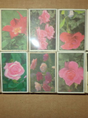 Empty Greek matchboxes used