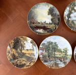 Σετ 6 διακοσμητικά πιάτα Constable, Crown Staffordshire Victoria and Albert Museum
