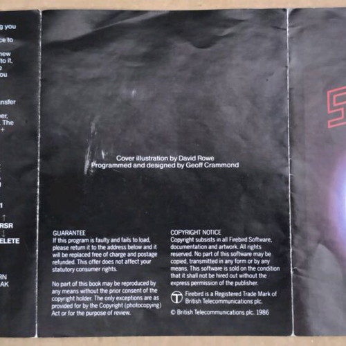 The Sentinel (Firebird Gold Edition) BBC Micro cassette like new