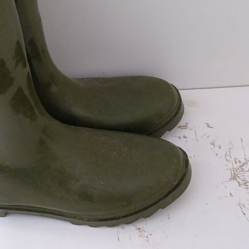 Women's galoshes used, size 41, green