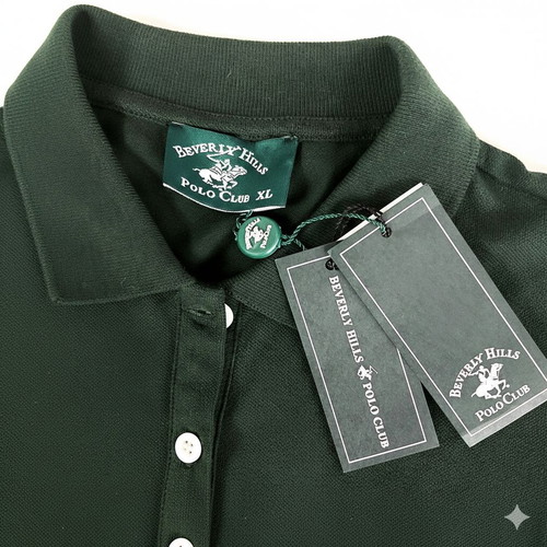 Beverly Hills Polo Club Men's Polo Dark Green (M) – New with tag