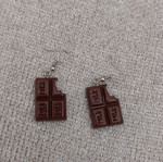 Chocolate earrings new