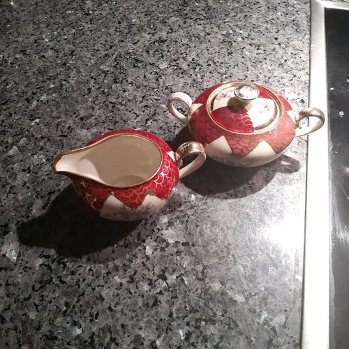 Vintage Bavaria porcelain tea set like new, 13 pieces