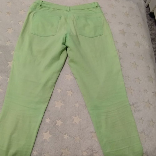 H&M women's jeans used, mint color, size 38