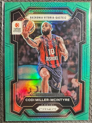 2023-24 Panini Prizm Cody Miller - Mcintyre Prizm Green card new