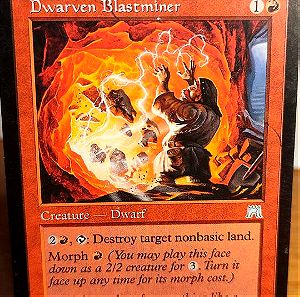 Dwarven Blastminer. Onslaught. Magic the Gathering