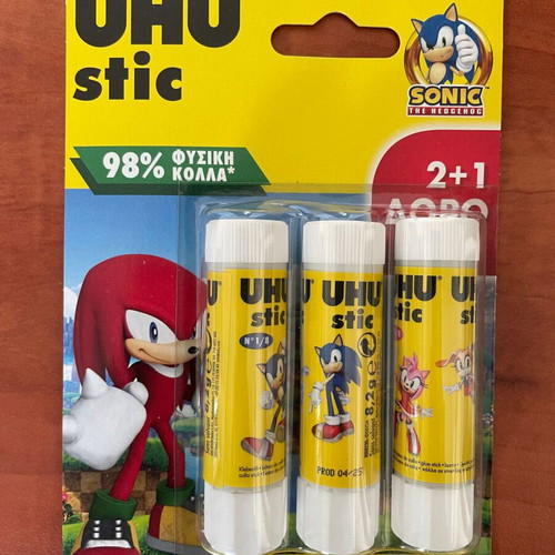 UHU Glue Stick for Paper 8.2gr Pack of 3 New