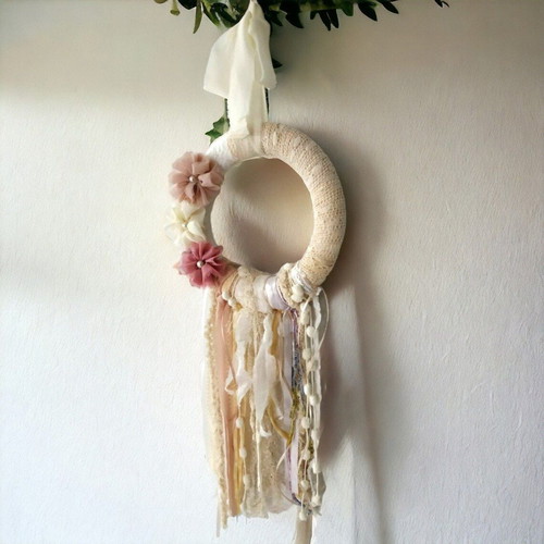 Handmade wall decor Romantic Wreath new