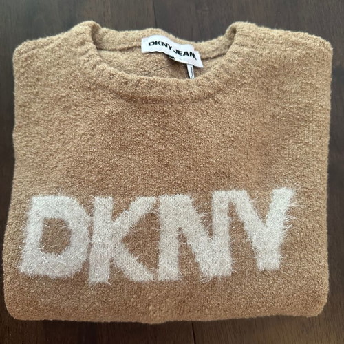 DKNY JEANS women's beige sweater M, new