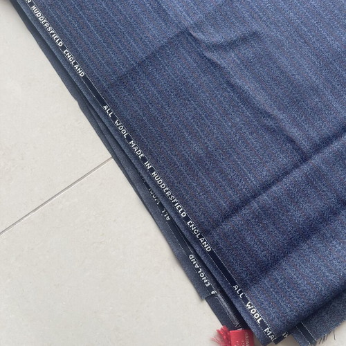 Benjamin Crosland & Sons Ltd. blue fabric for suits new