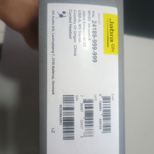 Jabra EVOLVE2 40 SE USB-A VOIP Headset new