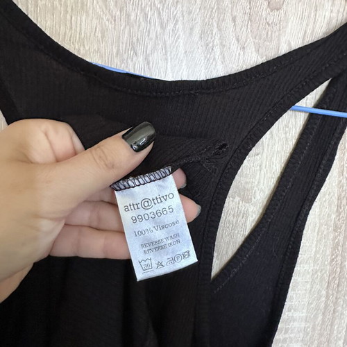 Attrattivo ribbed dress black size medium like new